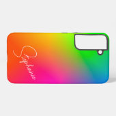 Gradient mehrfarbig samsung galaxy hülle (Rückseite (Horizontal))