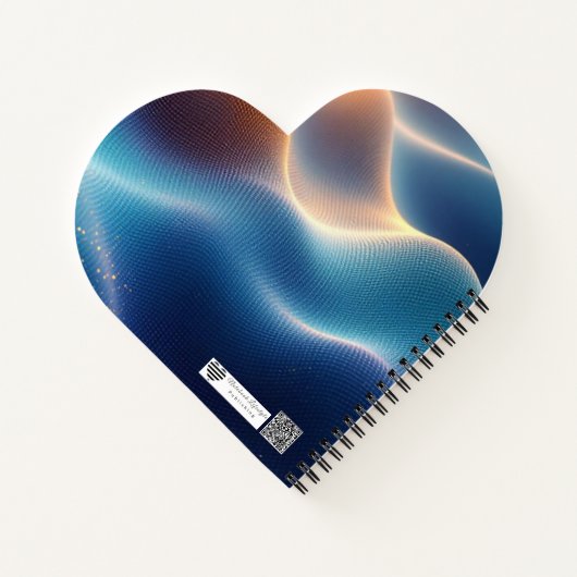 Gradient Mesh 3D Art | Modern Digital Design Notizblock (Rückseite)