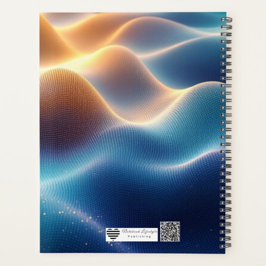 Gradient Mesh 3D Art | Modern Digital Design Planer (Rückseite)