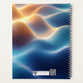 Gradient Mesh 3D Kunst | Moderne digitale Gestaltu Planer (Rückseite)
