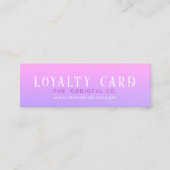 Gradient Mini Loyalty Card Treuekarte (Vorderseite)