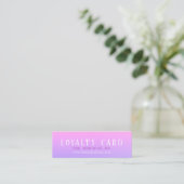 Gradient Mini Loyalty Card Treuekarte (Stehend Vorderseite)