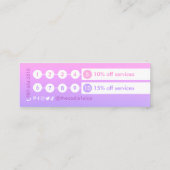 Gradient Mini Loyalty Card Treuekarte (Rückseite)