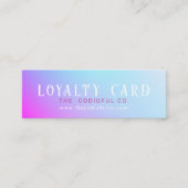Gradient Mini Loyalty Card Treuekarte (Vorderseite)