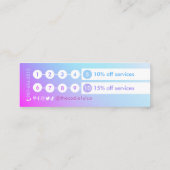 Gradient Mini Loyalty Card Treuekarte (Rückseite)