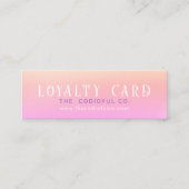 Gradient Mini Loyalty Card Treuekarte (Vorderseite)