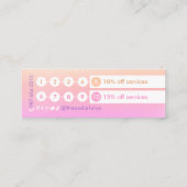 Gradient Mini Loyalty Card Treuekarte (Rückseite)