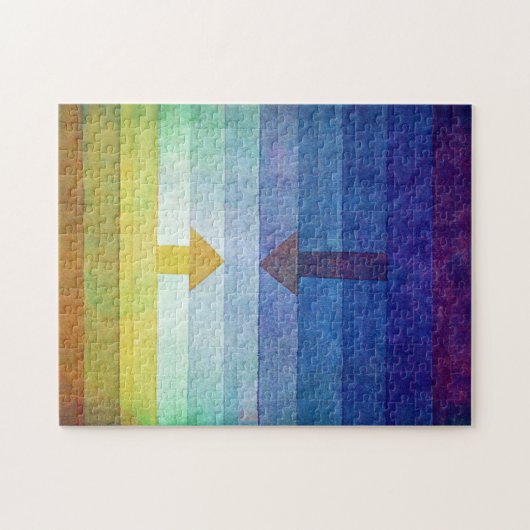 Gradient mit Arrow, Paul Klee Puzzle (Horizontal)
