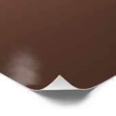 Gradient Mocha - dunkel zu hell | Saisonale Stimmu Poster (Ecke)