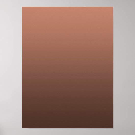 Gradient Mocha - dunkel zu hell | Saisonale Stimmu Poster (Vorne)