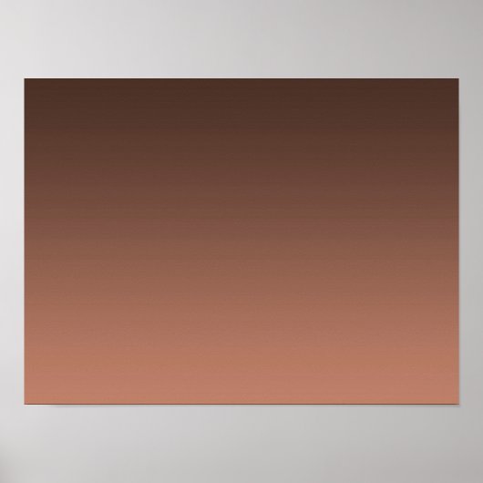 Gradient Mocha - hell bis tief | Saisonale Stimmun Poster (Vorne)