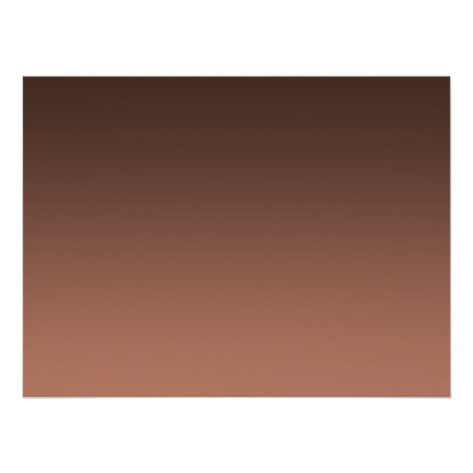 Gradient Mocha - hell bis tief | Saisonale Stimmun Poster (Vorderseite)