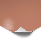 Gradient Mocha - hell bis tief | Saisonale Stimmun Poster (Ecke)