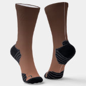 Gradient Mocha - hell bis tief | Saisonale Stimmun Socken (Gewinkelt)