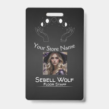 Gradient Moon Phase Employee Abzeichen