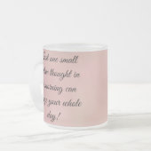 GRADIENT MOTIVIEREND QUOTEN KAFFEE TASSE (Vorderseite Links)