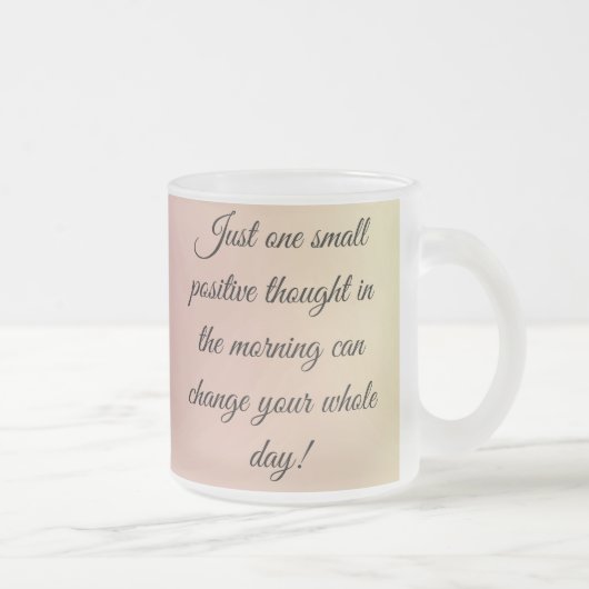 GRADIENT MOTIVIEREND QUOTEN KAFFEE TASSE (Rechts)