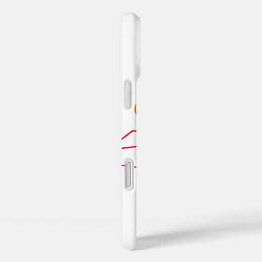 Gradient Mountain Forest iPhone Case (Rückseite / Rechts)