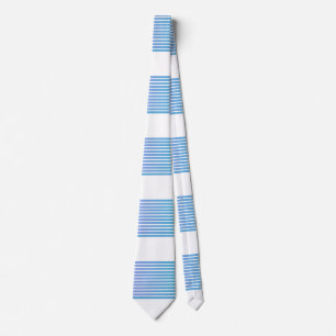 Gradient Multi Blue Stripes Krawatte