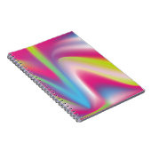 Gradient multicfarbred background abstract, art, b notizblock (Rechte Seite)
