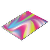 Gradient multicfarbred background abstract, art, b notizblock (Linke Seite)