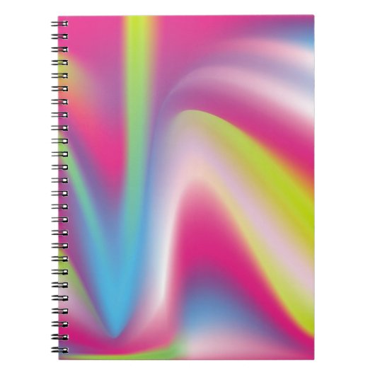 Gradient multicfarbred background abstract, art, b notizblock (Vorderseite)