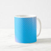 Gradient Mystery: Abstrakte Kunst verwischt. Kaffeetasse (VorderseiteRechts)