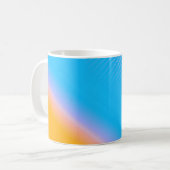 Gradient Mystery: Abstrakte Kunst verwischt. Kaffeetasse (Vorderseite Links)