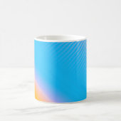 Gradient Mystery: Abstrakte Kunst verwischt. Kaffeetasse (Mittel)