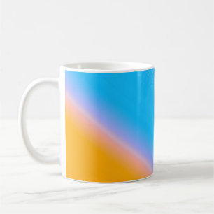 Gradient Mystery: Abstrakte Kunst verwischt. Kaffeetasse