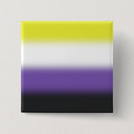 Gradient-Nichtbinäre-Pride-Flagge – Nichtbinäre-Fl Button (Vorderseite)