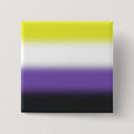 Gradient Nonbinary Prilag Flag - Nichtbinäre Flagg Button