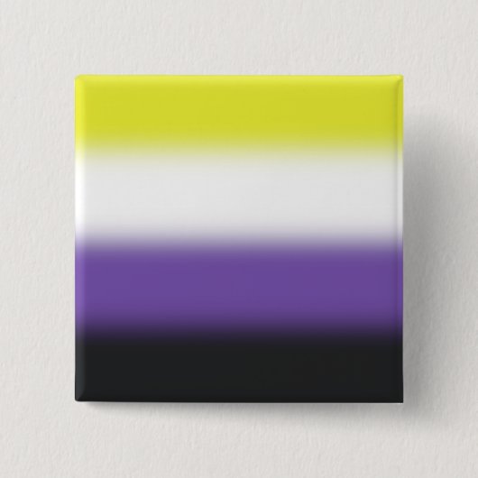 Gradient Nonbinary Prilag Flag - Nichtbinäre Flagg Button (Vorderseite)
