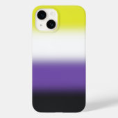 Gradient Nonbinary Prilag Flag - Nichtbinäre Flagg Case-Mate iPhone Hülle (Rückseite)