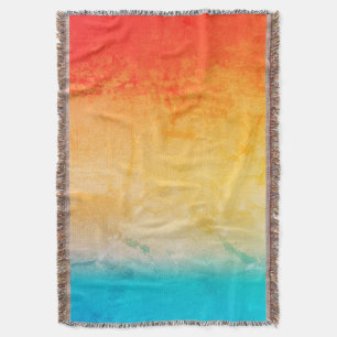 Gradient ombre Korallenblüte Beige Blau weiche ver Decke