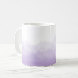 Gradient Ombre Moderne Lila Wasserfarben Tasse