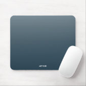 Gradient Ombre Personalisiert Blue Mousepad (Mit Mouse)