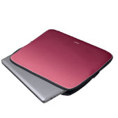 Gradient Ombre Pink Personalisiert Laptopschutzhülle (Vorne Knopf)