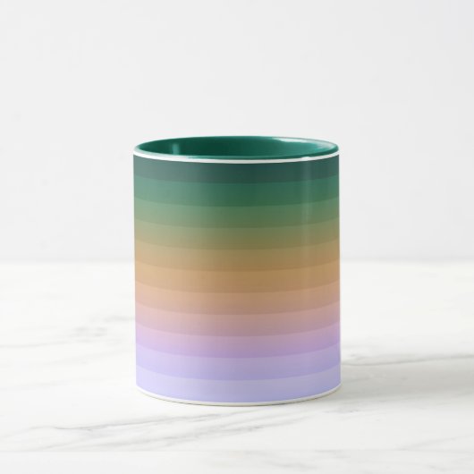 Gradient ombre Streifen ausgekleidet weich verschw Tasse (Zentrum)