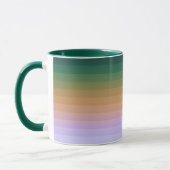 Gradient ombre Streifen ausgekleidet weich verschw Tasse (Links)