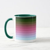 Gradient ombre Streifen ausgekleidete weiche versc Tasse (Links)