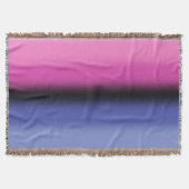 Gradient Omnisexual Pride Flag - Allesexual Flag Decke (Vorderseite)