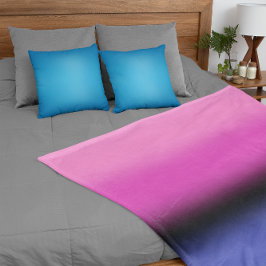 Gradient Omnisexual Pride Flag - Allesexual Flag Fleecedecke