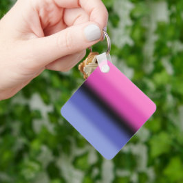 Gradient Omnisexual Pride Flag - Allesexual Flag Schlüsselanhänger