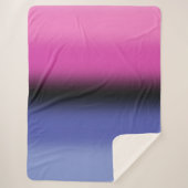 Gradient Omnisexual Pride Flag - Allesexual Flag Sherpadecke (Vorderseite)