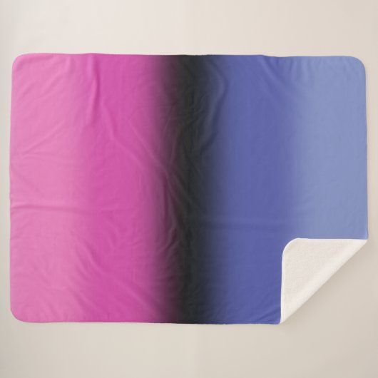 Gradient Omnisexual Pride Flag - Allesexual Flag Sherpadecke (Vorderseite (Horizontal))