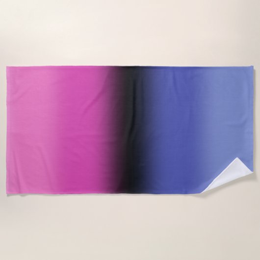 Gradient Omnisexual Pride Flag - Allesexual Flag Strandtuch (Vorderseite)