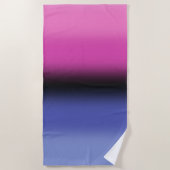 Gradient Omnisexual Pride Flag - Allesexual Flag Strandtuch (Vorderseite)