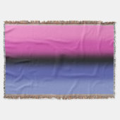 Gradient Omnisexuelle Pride-Flagge – Omnisexuelle Decke (Vorderseite)