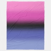 Gradient Omnisexuelle Pride-Flagge – Omnisexuelle Fleecedecke (Vorderseite)